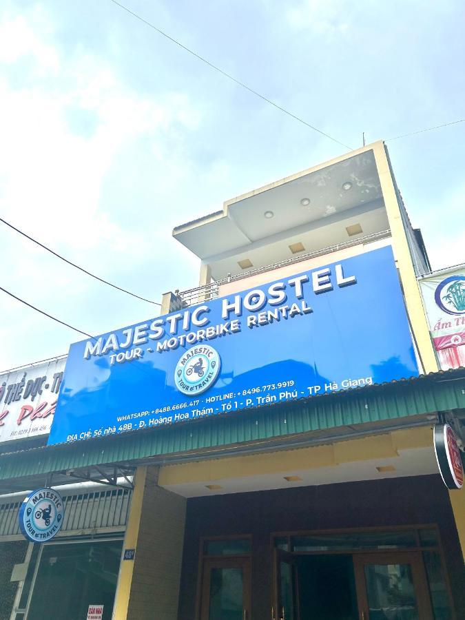 Majestic Hostel - Tour & Motorbike Rental Ha Giang Exterior foto